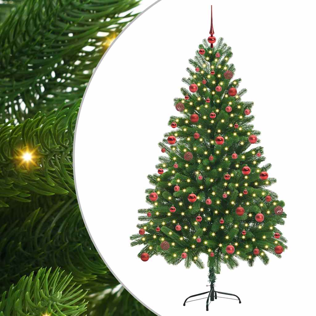 Christmas Tree with 300 LEDs with Stand Green 180 cm PE