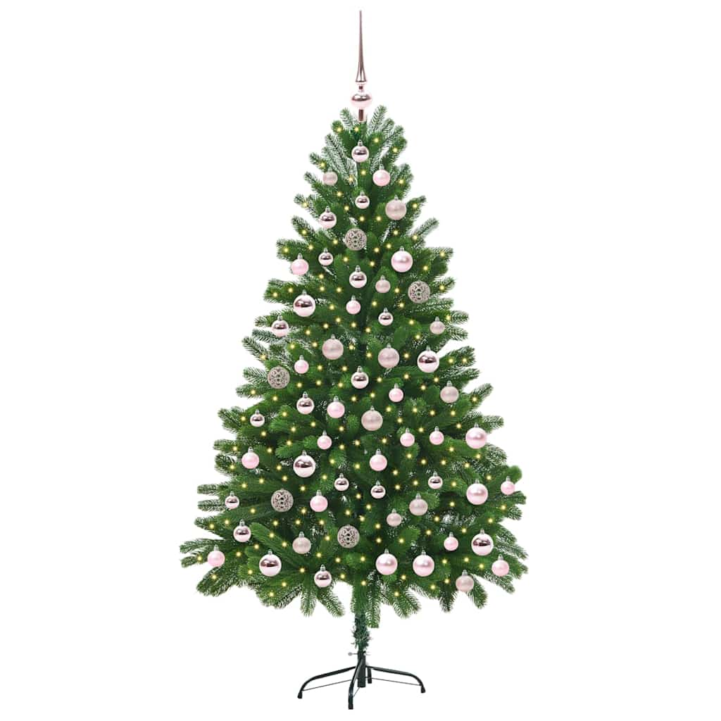 Christmas Tree with 300 LEDs with Stand Green 180 cm PE