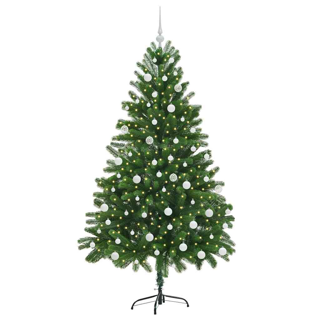 Christmas Tree with 300 LEDs with Stand Green 180 cm PE