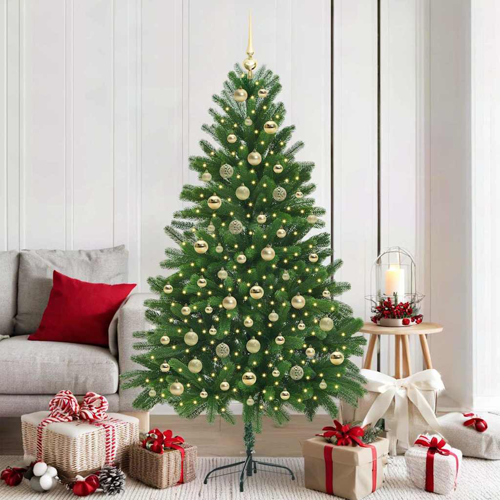 Christmas Tree with 300 LEDs with Stand Green 180 cm PE