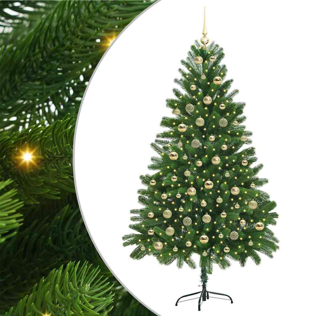 Christmas Tree with 300 LEDs with Stand Green 180 cm PE