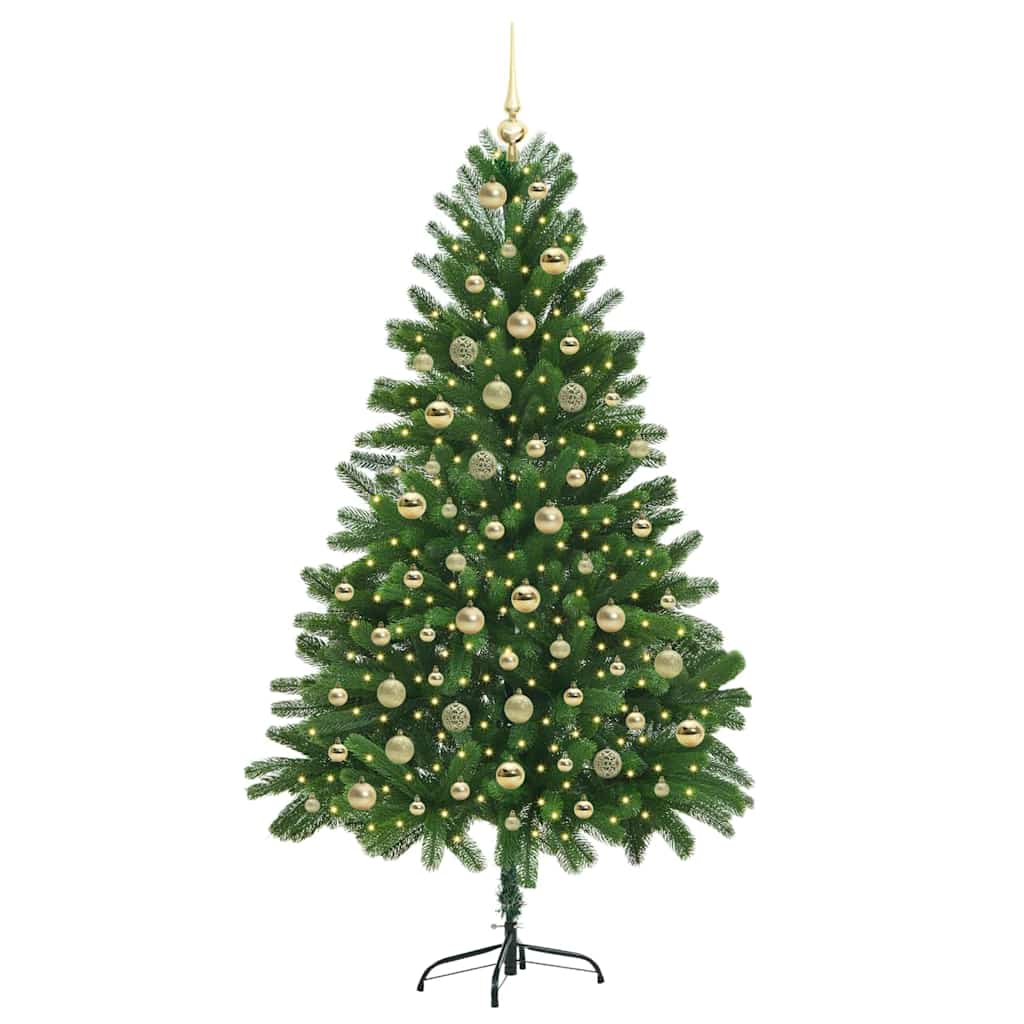 Christmas Tree with 300 LEDs with Stand Green 180 cm PE