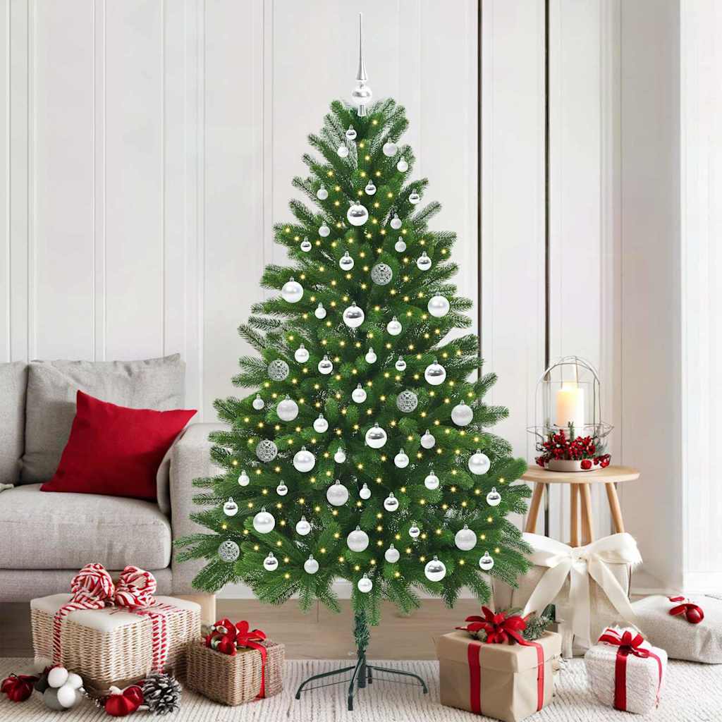 Christmas Tree with 300 LEDs with Stand Green 180 cm PE