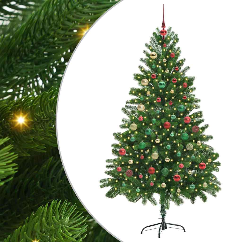 Christmas Tree with 300 LEDs with Stand Green 180 cm PE