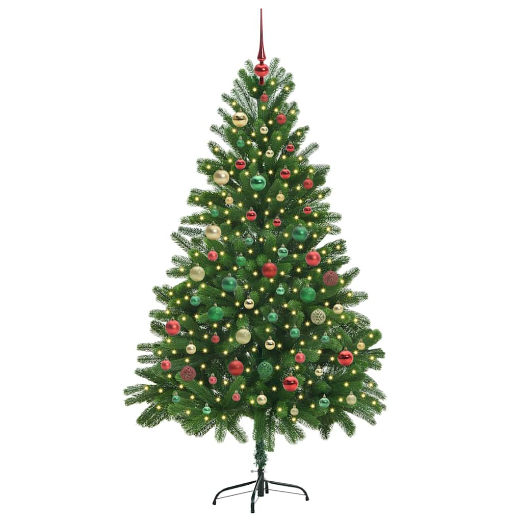 Christmas Tree with 300 LEDs with Stand Green 180 cm PE