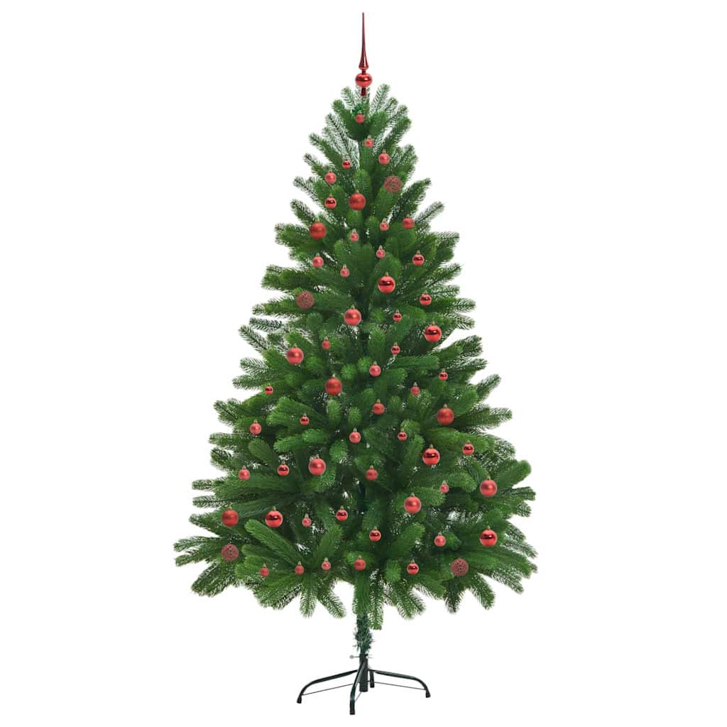 Christmas Tree with 300 LEDs with Stand Green 210 cm PE