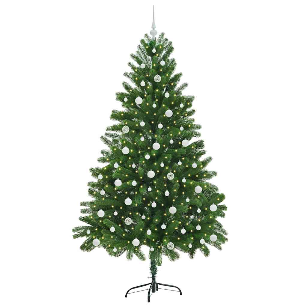 Christmas Tree with 300 LEDs with Stand Green 210 cm PE