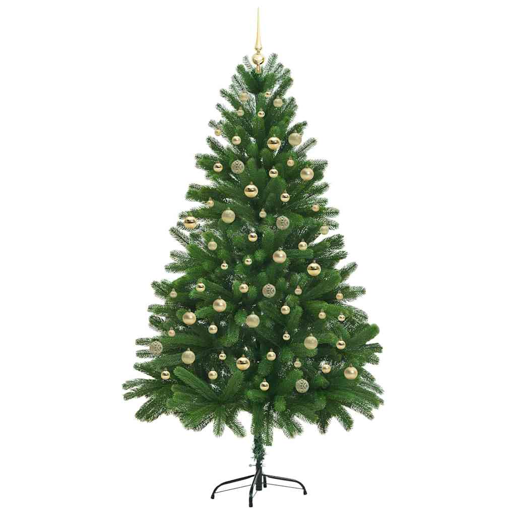 Christmas Tree with 300 LEDs with Stand Green 210 cm PE