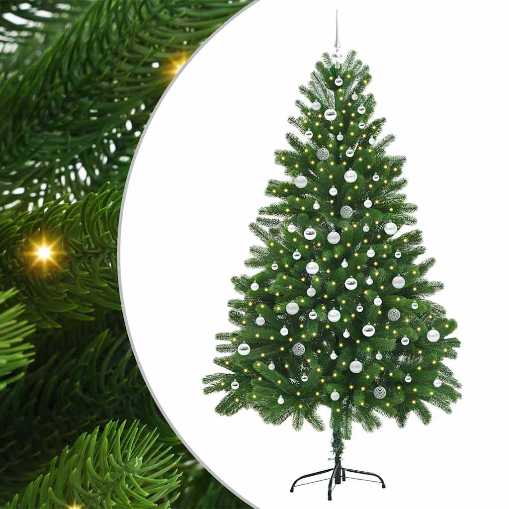 Christmas Tree with 300 LEDs with Stand Green 210 cm PE