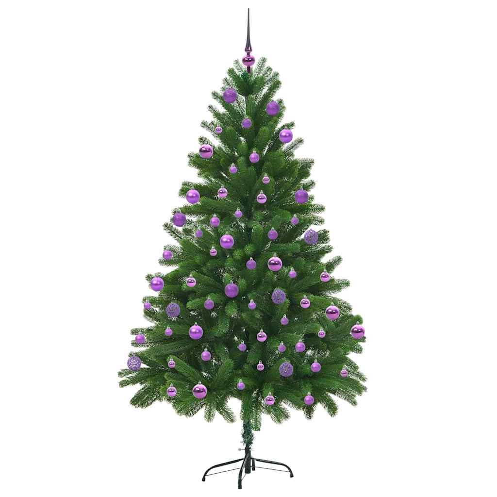 Christmas Tree with 300 LEDs with Stand Green 210 cm PE