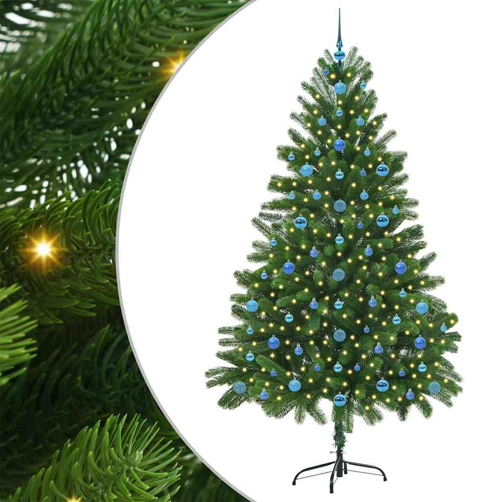 Christmas Tree with 300 LEDs with Stand Green 210 cm PE
