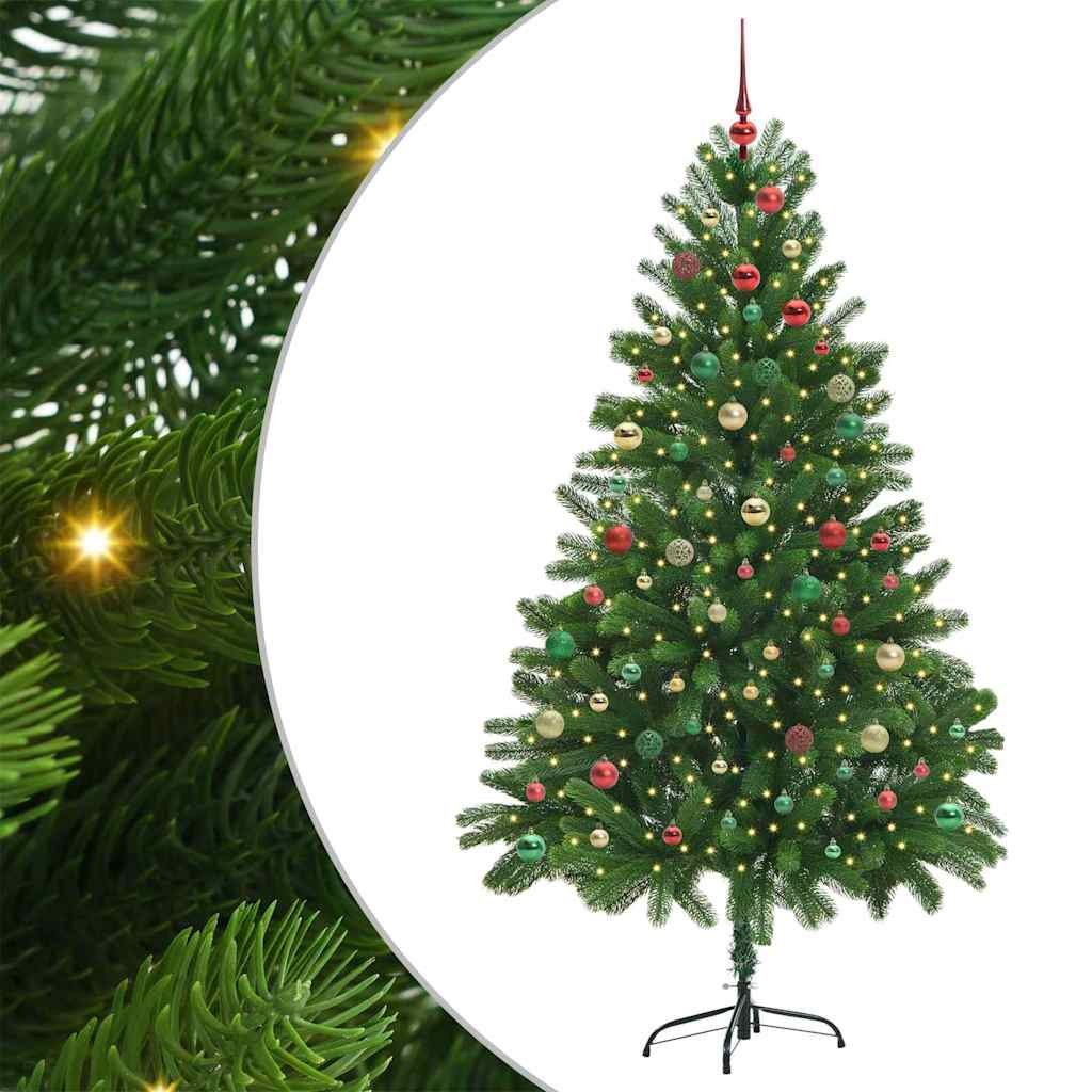 Christmas Tree with 300 LEDs with Stand Green 210 cm PE
