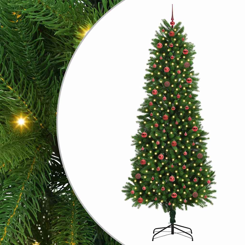 Christmas Tree with 300 LEDs with Stand Green 240 cm PE