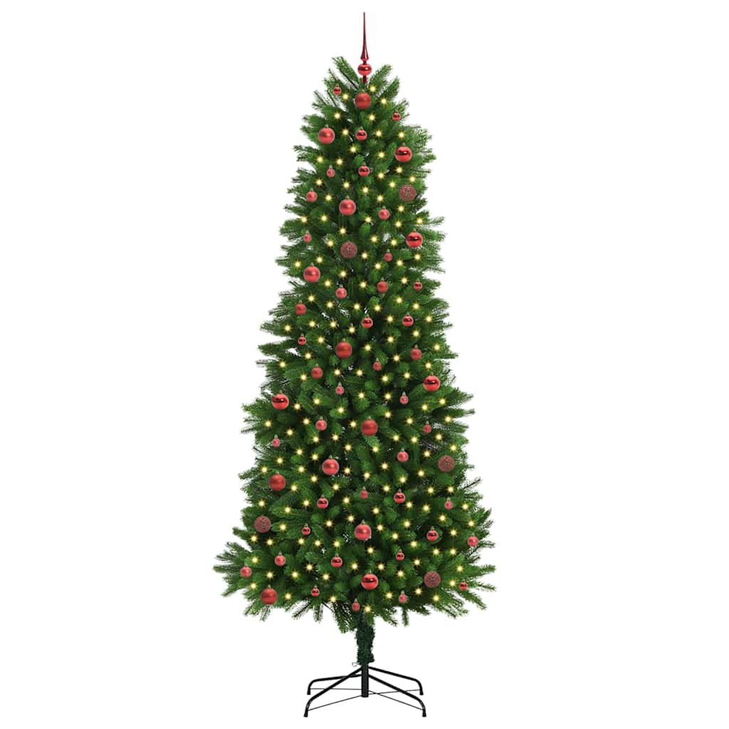 Christmas Tree with 300 LEDs with Stand Green 240 cm PE