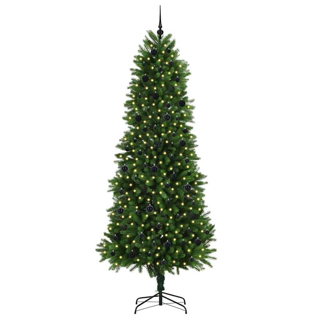Christmas Tree with 300 LEDs with Stand Green 240 cm PE