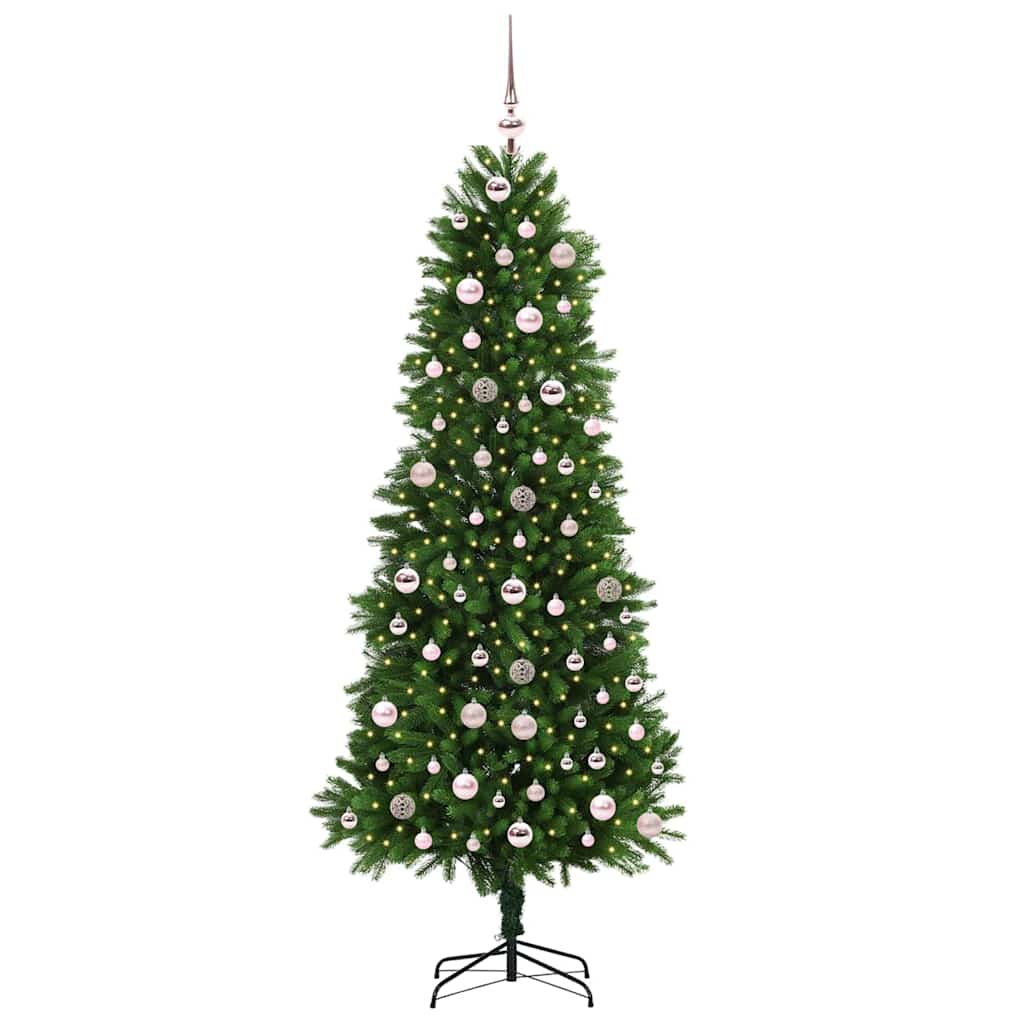 Christmas Tree with 300 LEDs with Stand Green 240 cm PE