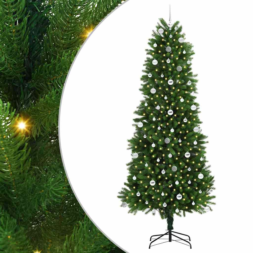 Christmas Tree with 300 LEDs with Stand Green 240 cm PE