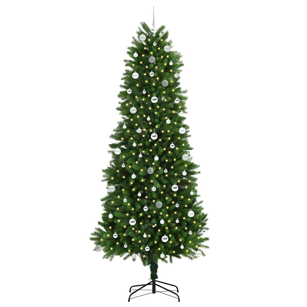 Christmas Tree with 300 LEDs with Stand Green 240 cm PE