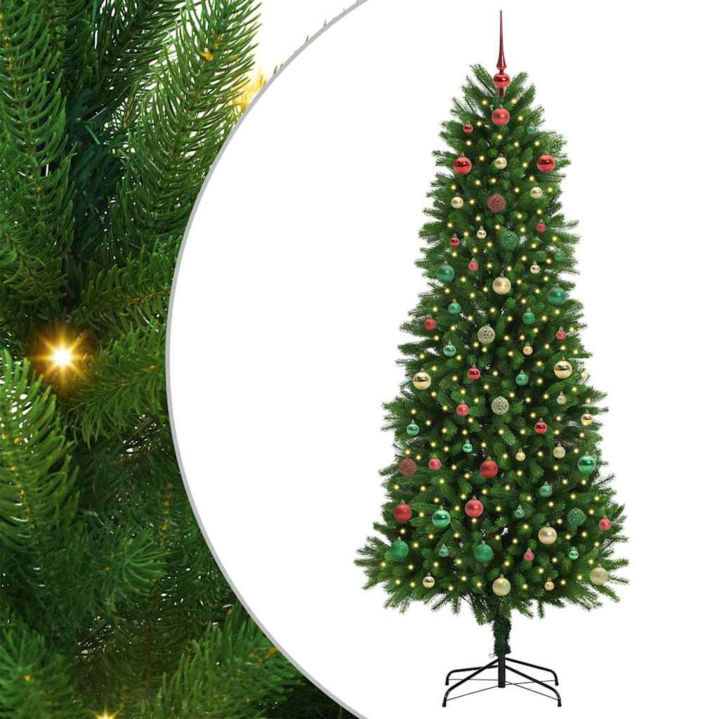 Christmas Tree with 300 LEDs with Stand Green 240 cm PE