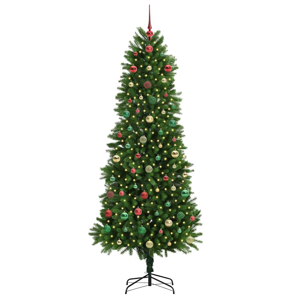 Christmas Tree with 300 LEDs with Stand Green 240 cm PE