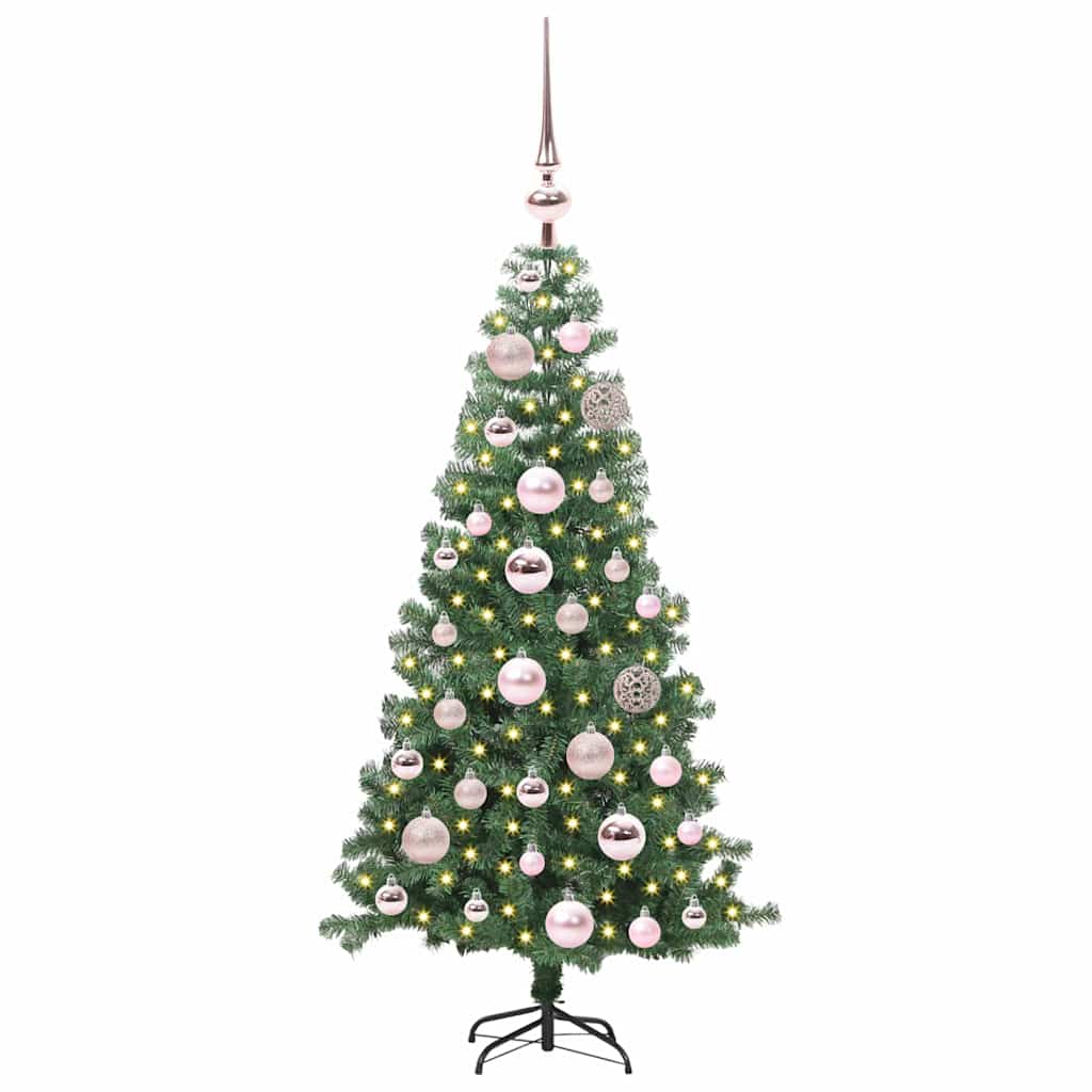 Christmas Tree with 150 LEDs with Stand Green 120 cm PVC