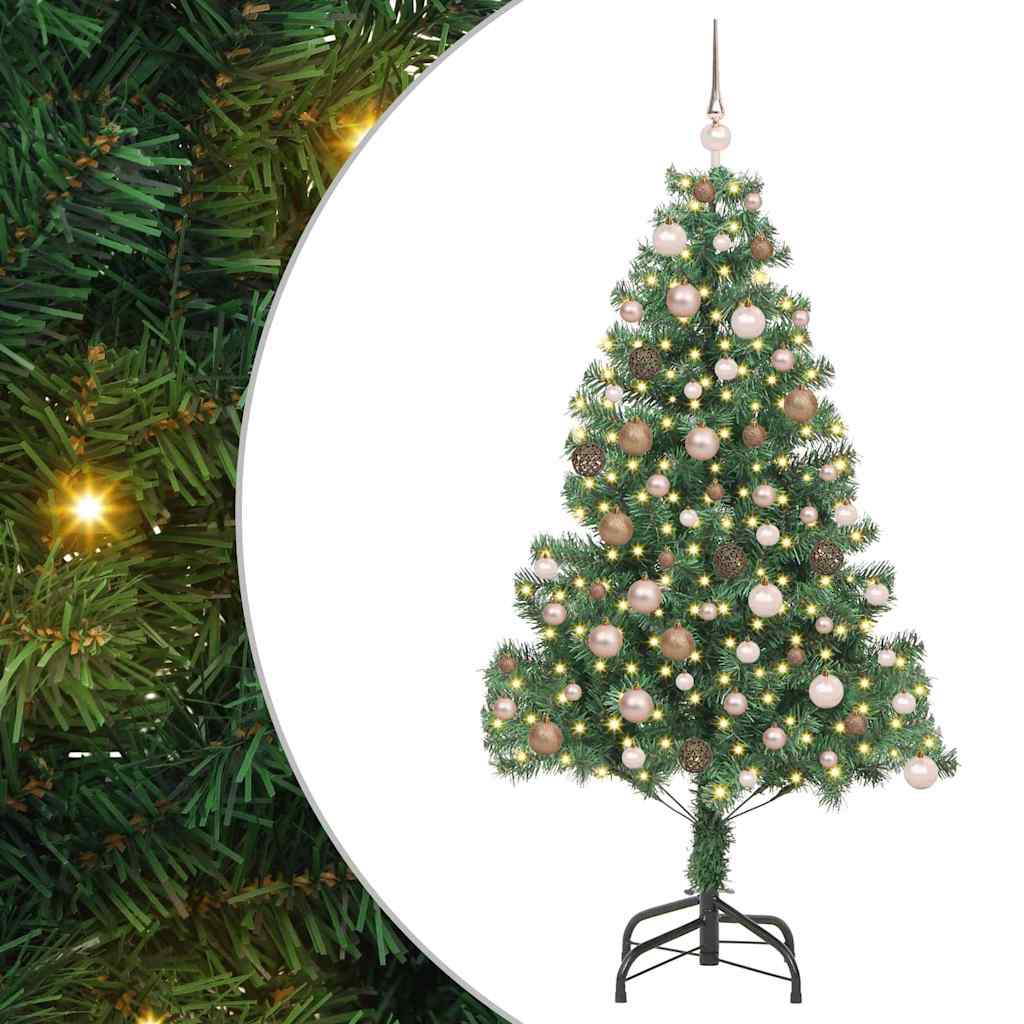 Christmas Tree with 300 LEDs with Stand Green 180 cm PVC