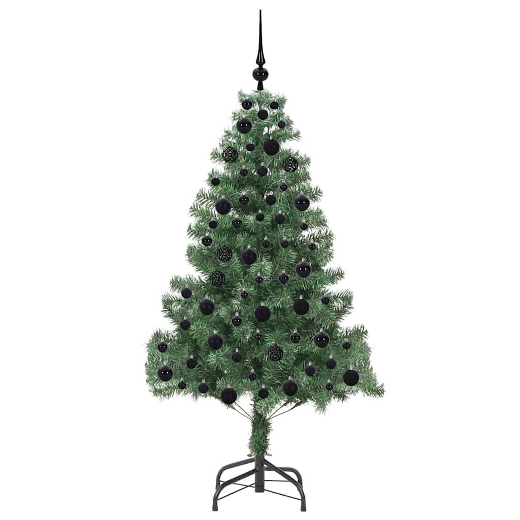Christmas Tree with 300 LEDs with Stand Green 180 cm PVC