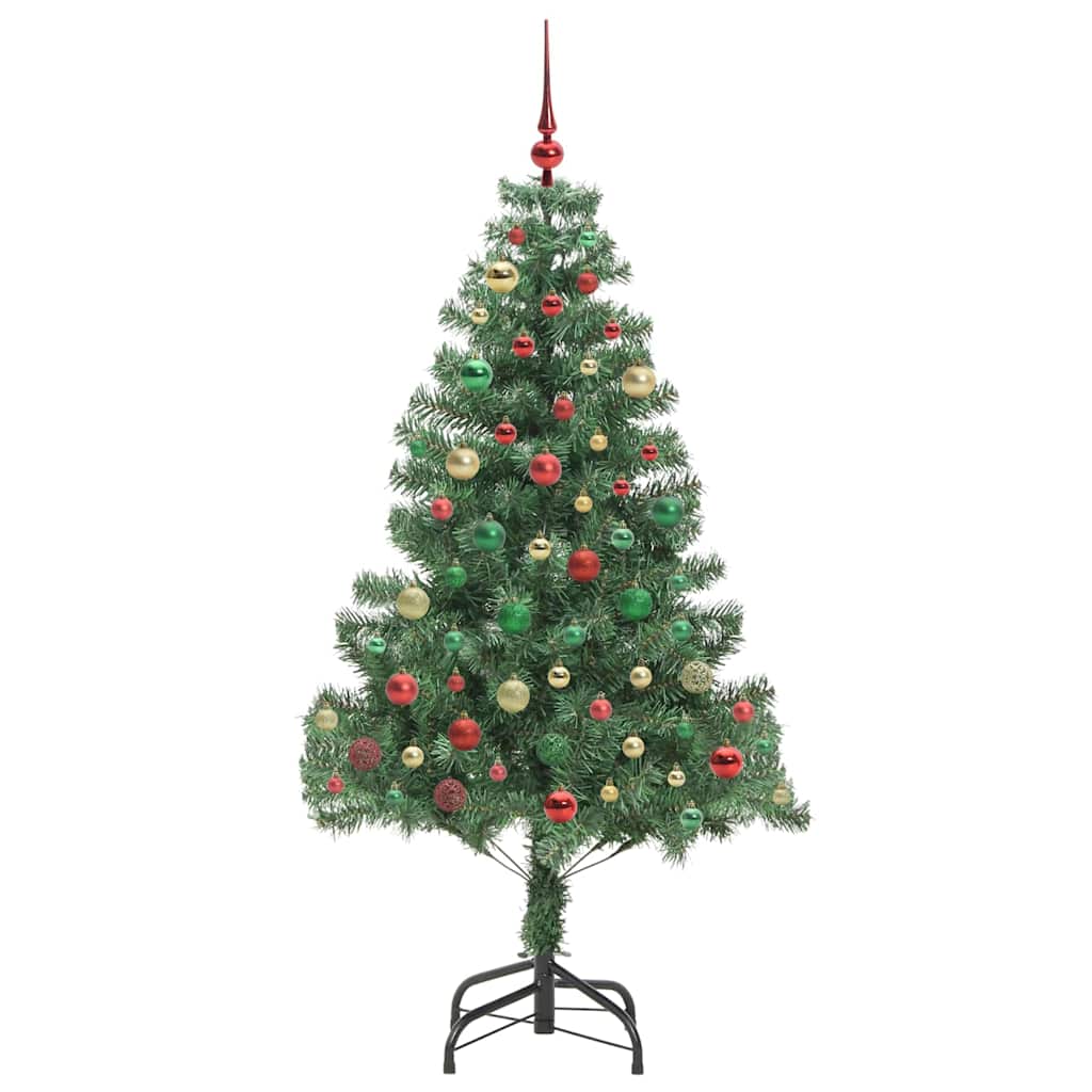 Christmas Tree with 300 LEDs with Stand Green 180 cm PVC