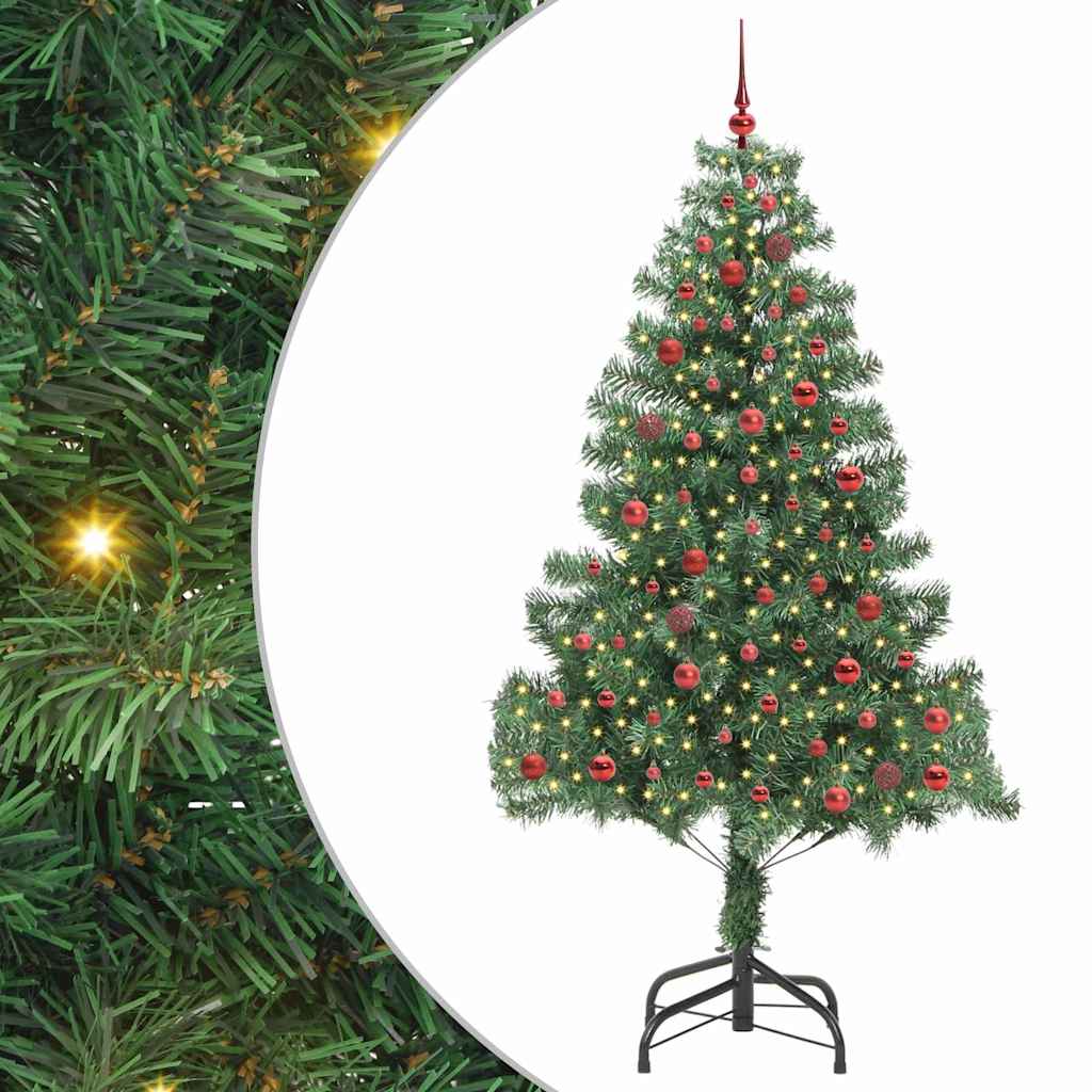 Christmas Tree with 300 LEDs with Stand Green 210 cm PVC
