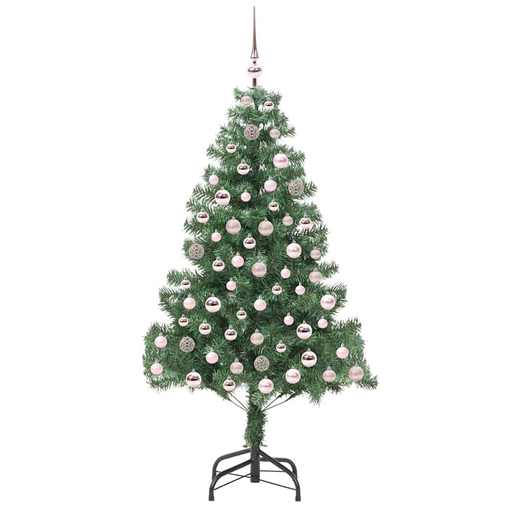 Christmas Tree with 300 LEDs with Stand Green 210 cm PVC