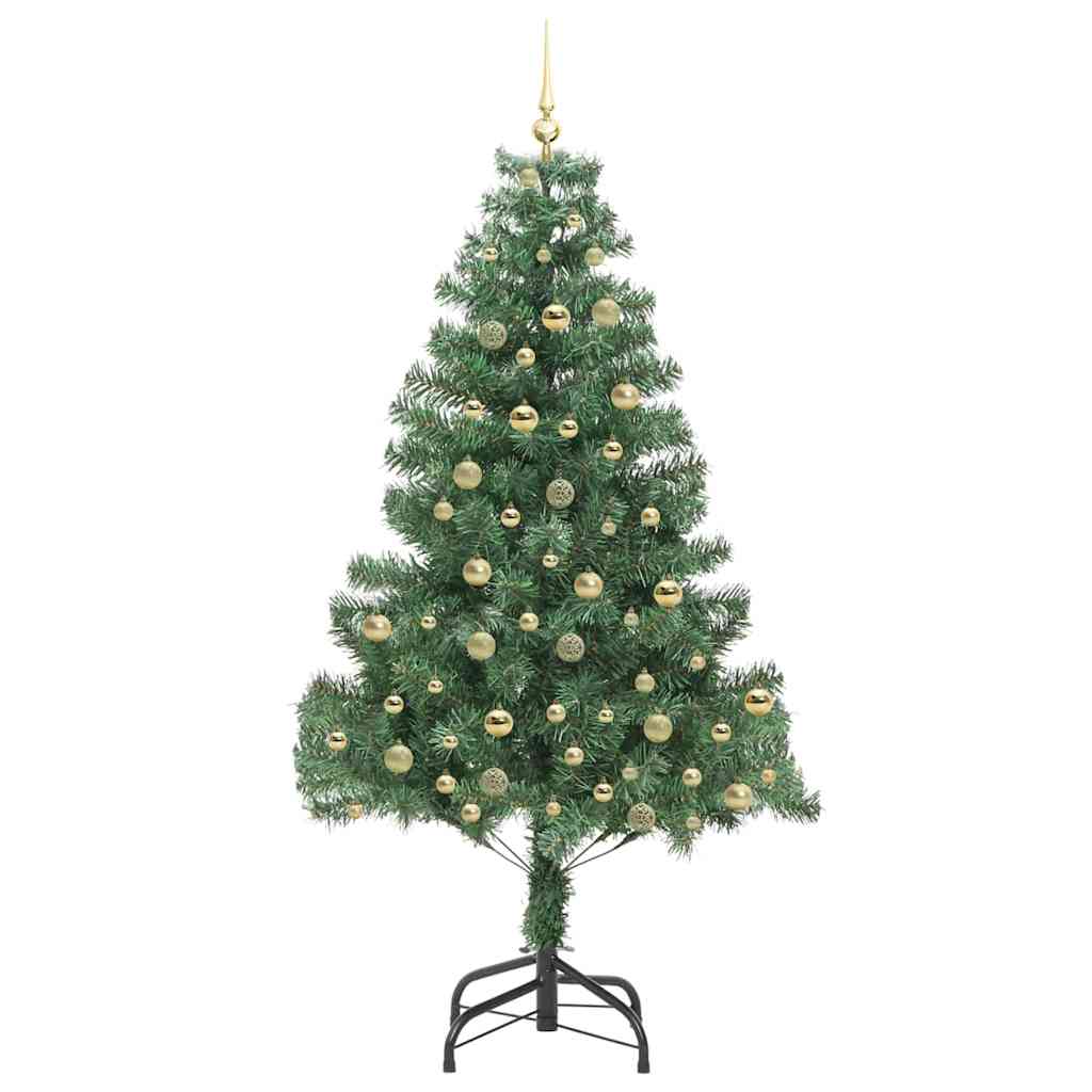 Christmas Tree with 300 LEDs with Stand Green 210 cm PVC