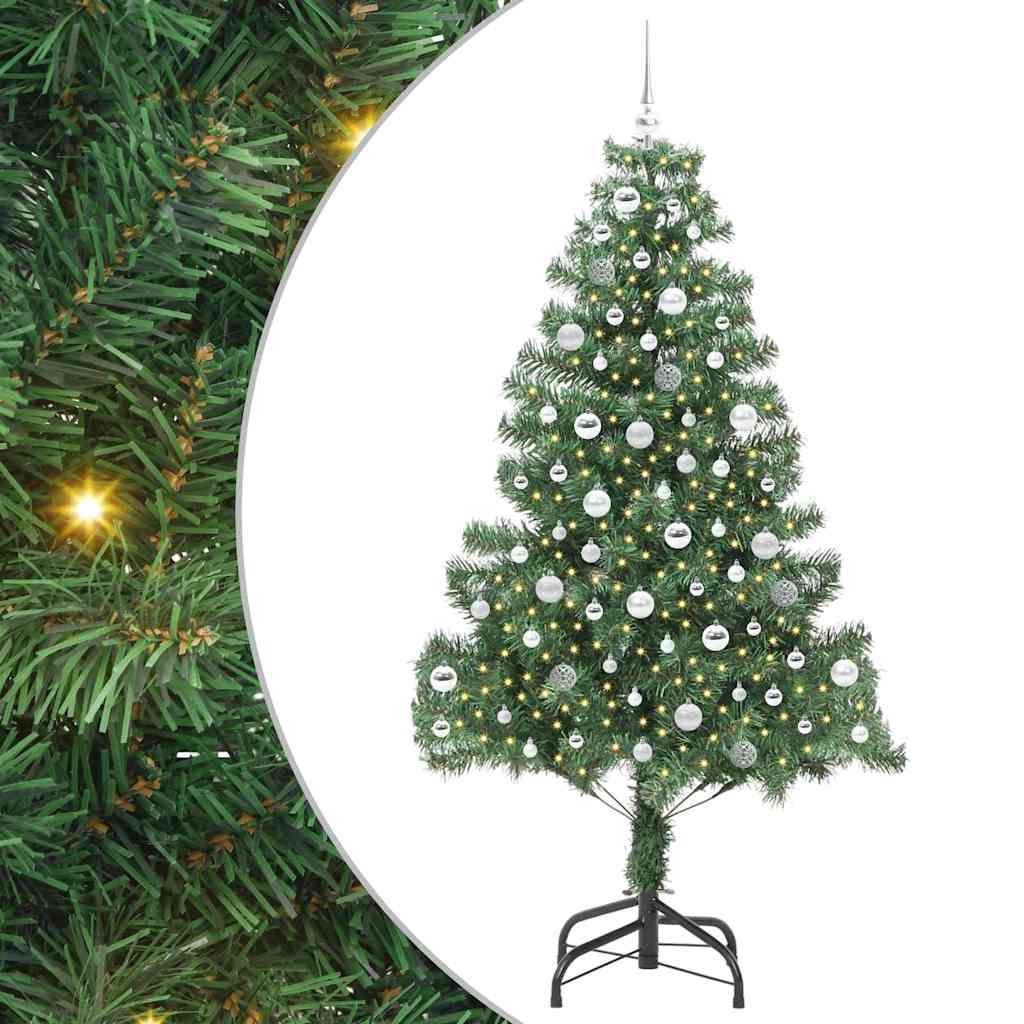 Christmas Tree with 300 LEDs with Stand Green 210 cm PVC