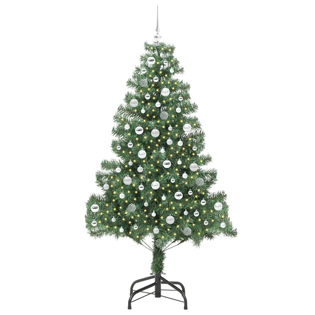 Christmas Tree with 300 LEDs with Stand Green 210 cm PVC