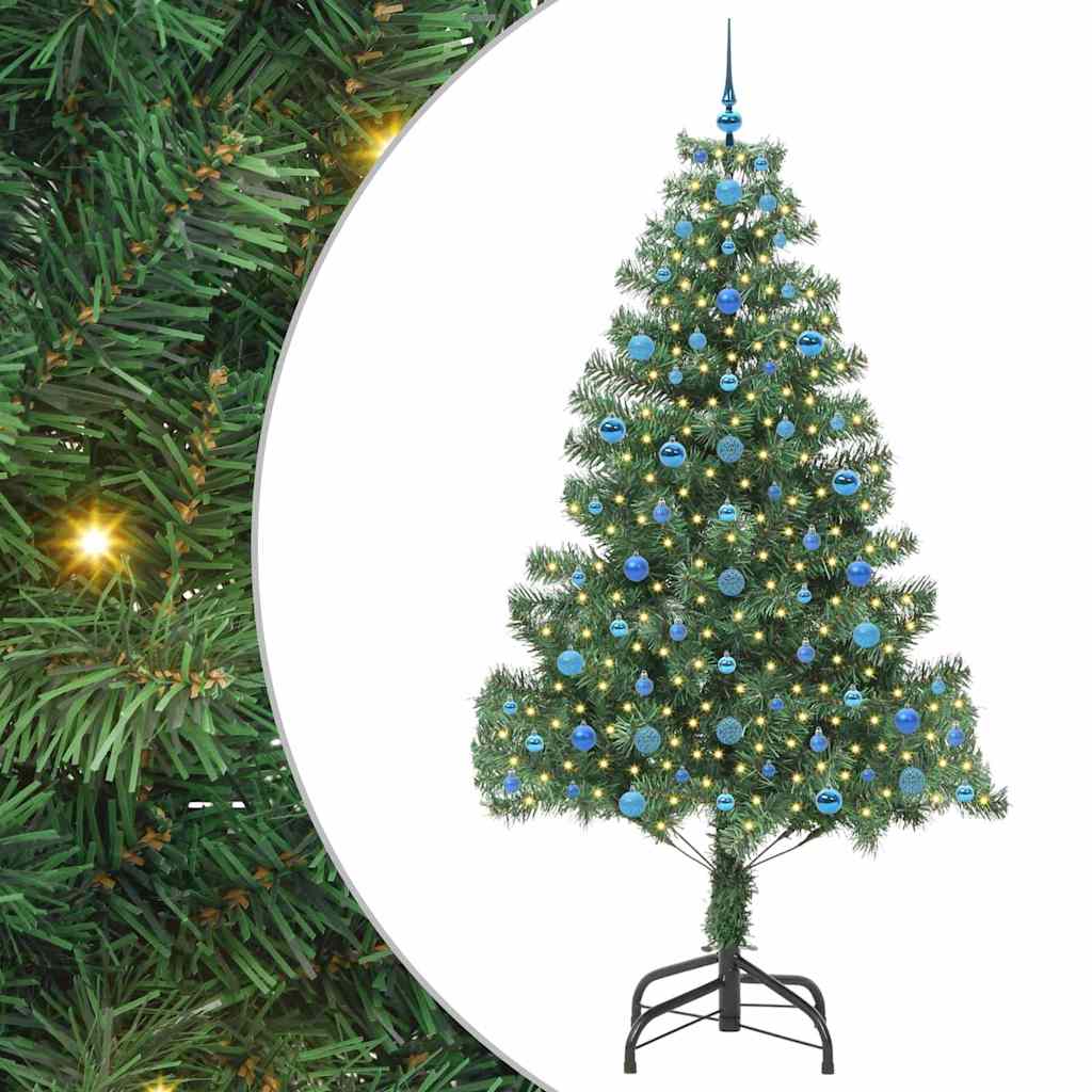 Christmas Tree with 300 LEDs with Stand Green 210 cm PVC