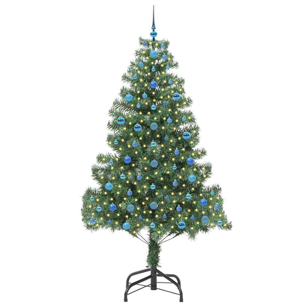 Christmas Tree with 300 LEDs with Stand Green 210 cm PVC