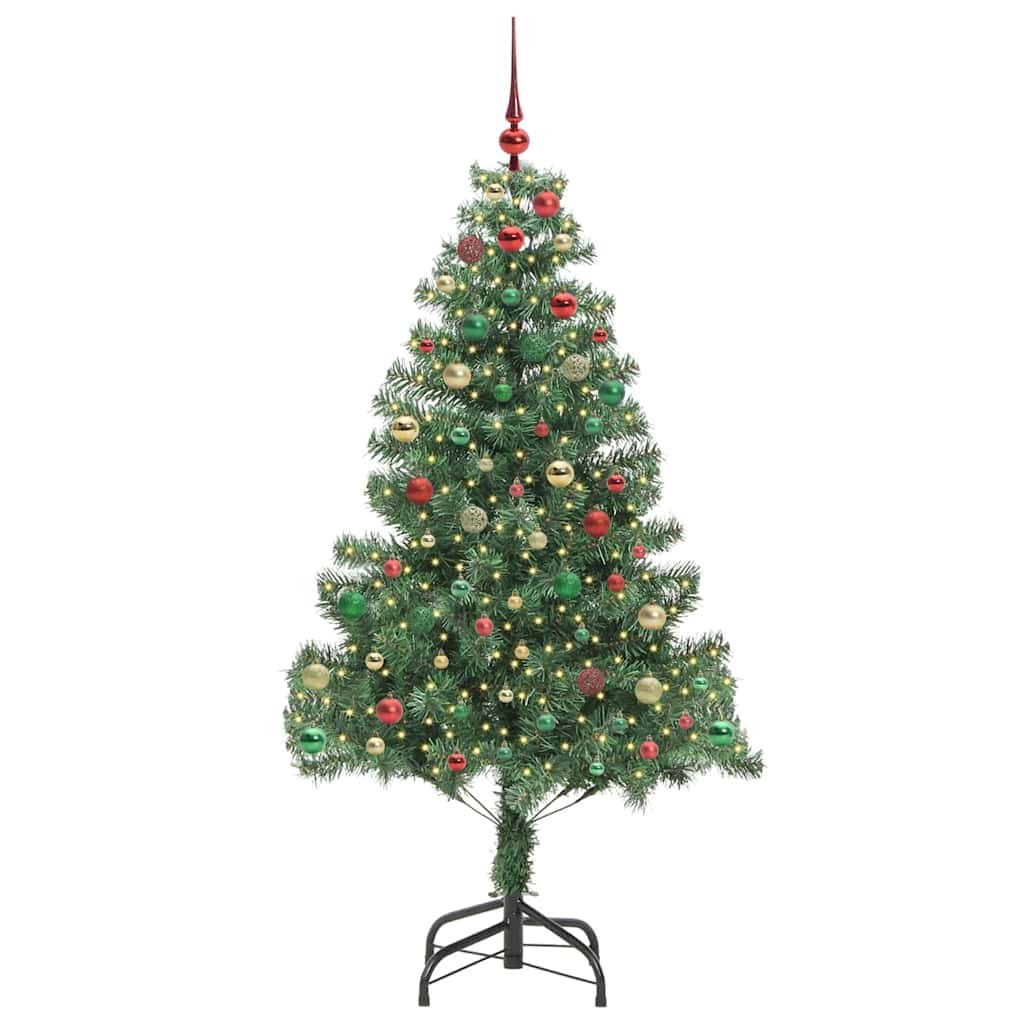 Christmas Tree with 300 LEDs with Stand Green 210 cm PVC