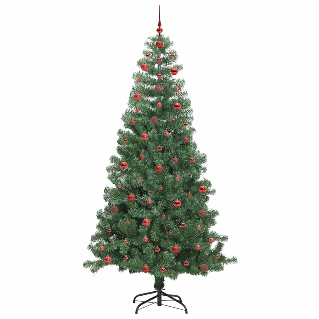 Christmas Tree with 300 LEDs with Stand Green 240 cm PVC