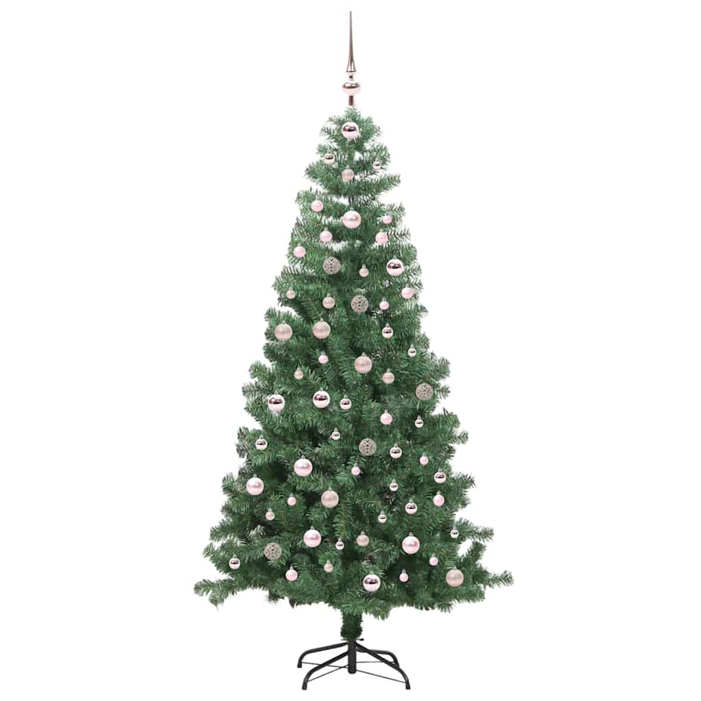 Christmas Tree with 300 LEDs with Stand Green 240 cm PVC