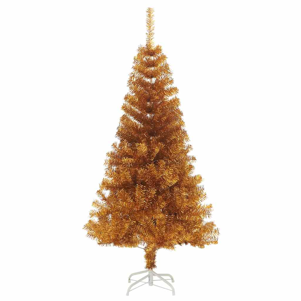 Christmas Tree with 150 LEDs with Stand Gold 120 cm PET