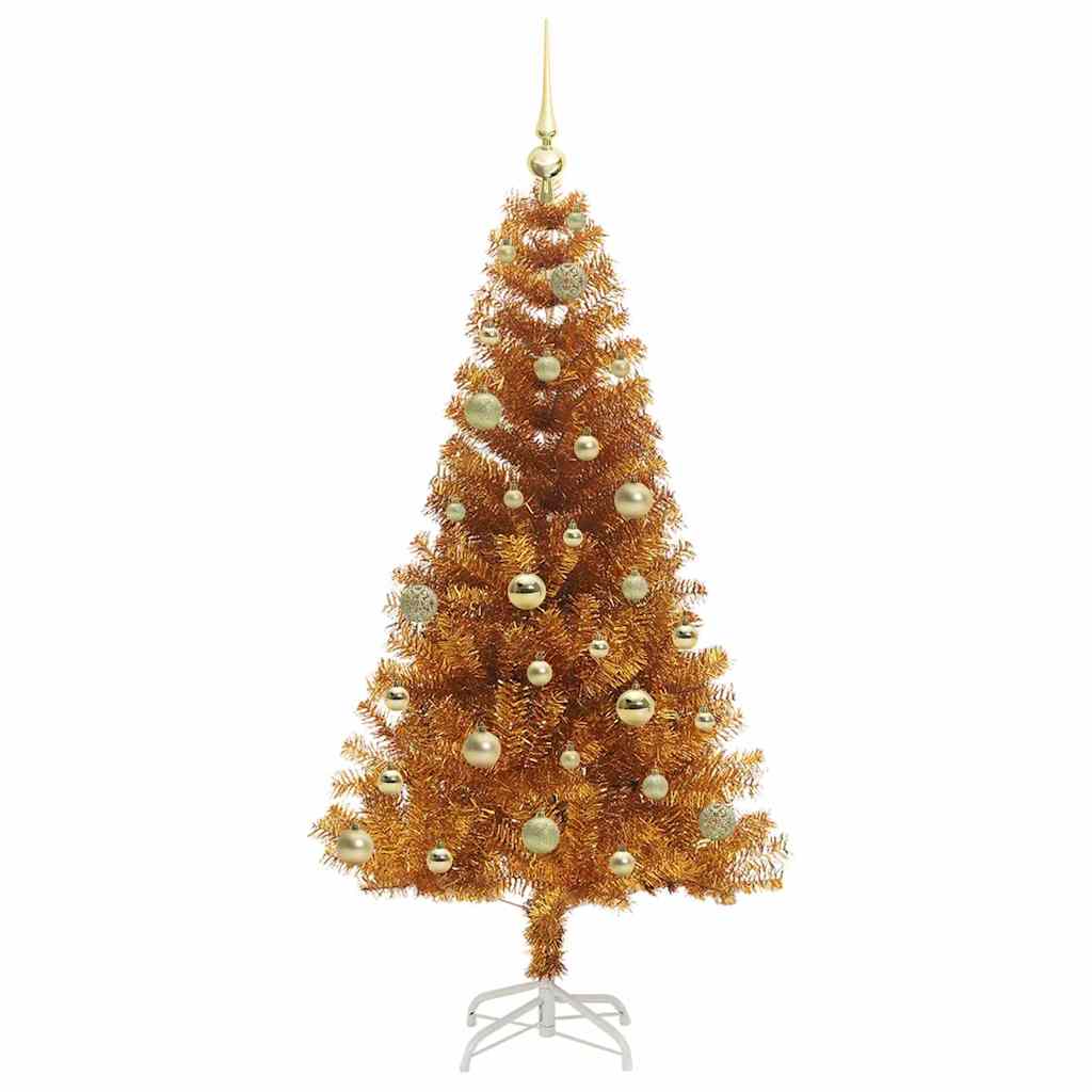 Christmas Tree with 150 LEDs with Stand Gold 150 cm PET