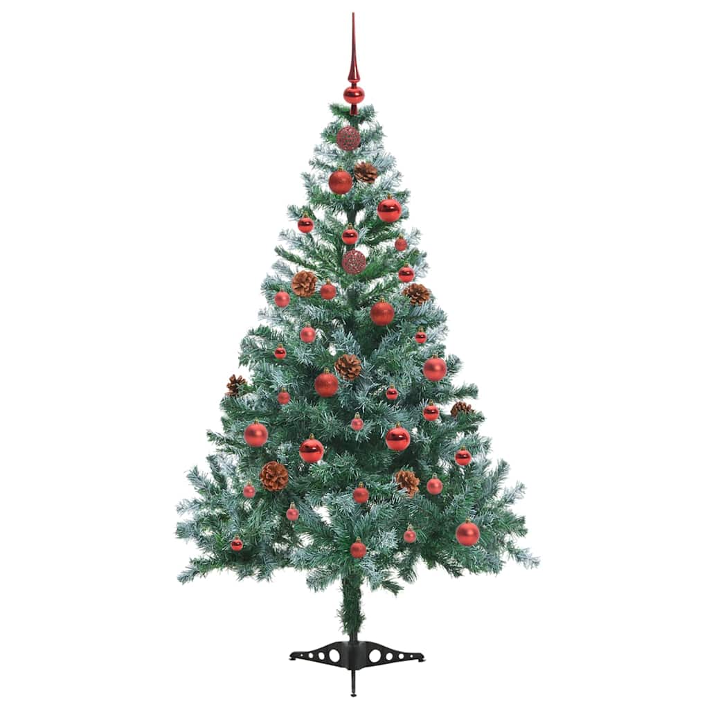 Artificial Christmas Tree with Stand Green 150 cm PVC and Steel