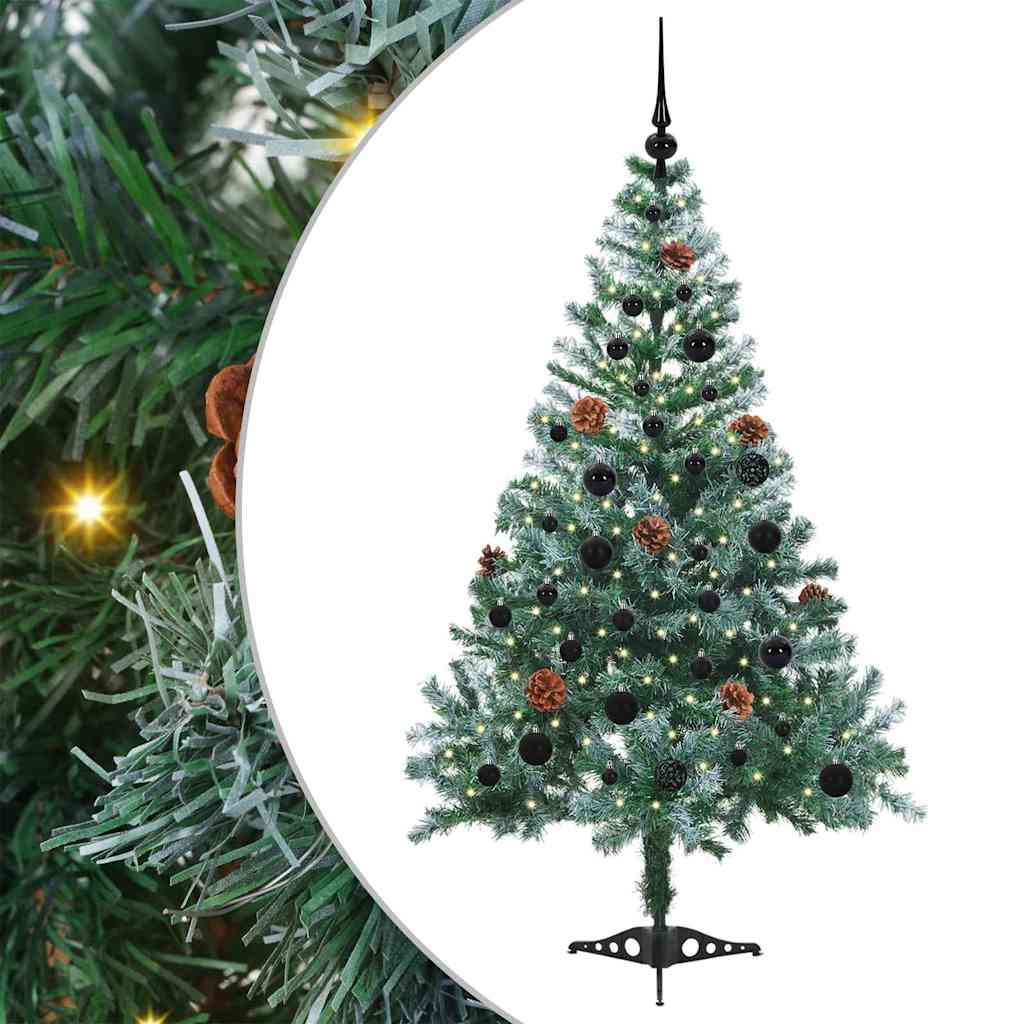 Artificial Christmas Tree with Stand Green 150 cm PVC and Steel