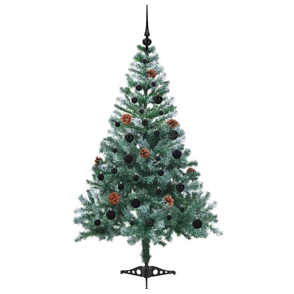 Artificial Christmas Tree with Stand Green 150 cm PVC and Steel