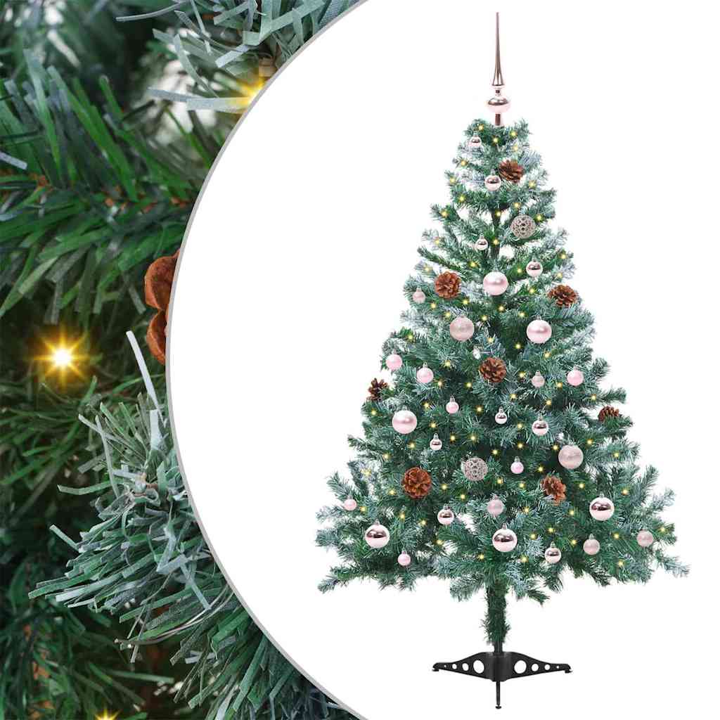 Artificial Christmas Tree with Stand Green 150 cm PVC and Steel