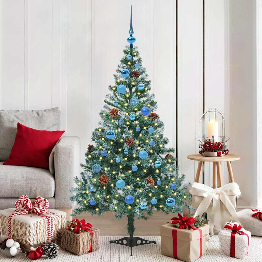 Artificial Christmas Tree with Stand Green 150 cm PVC and Steel