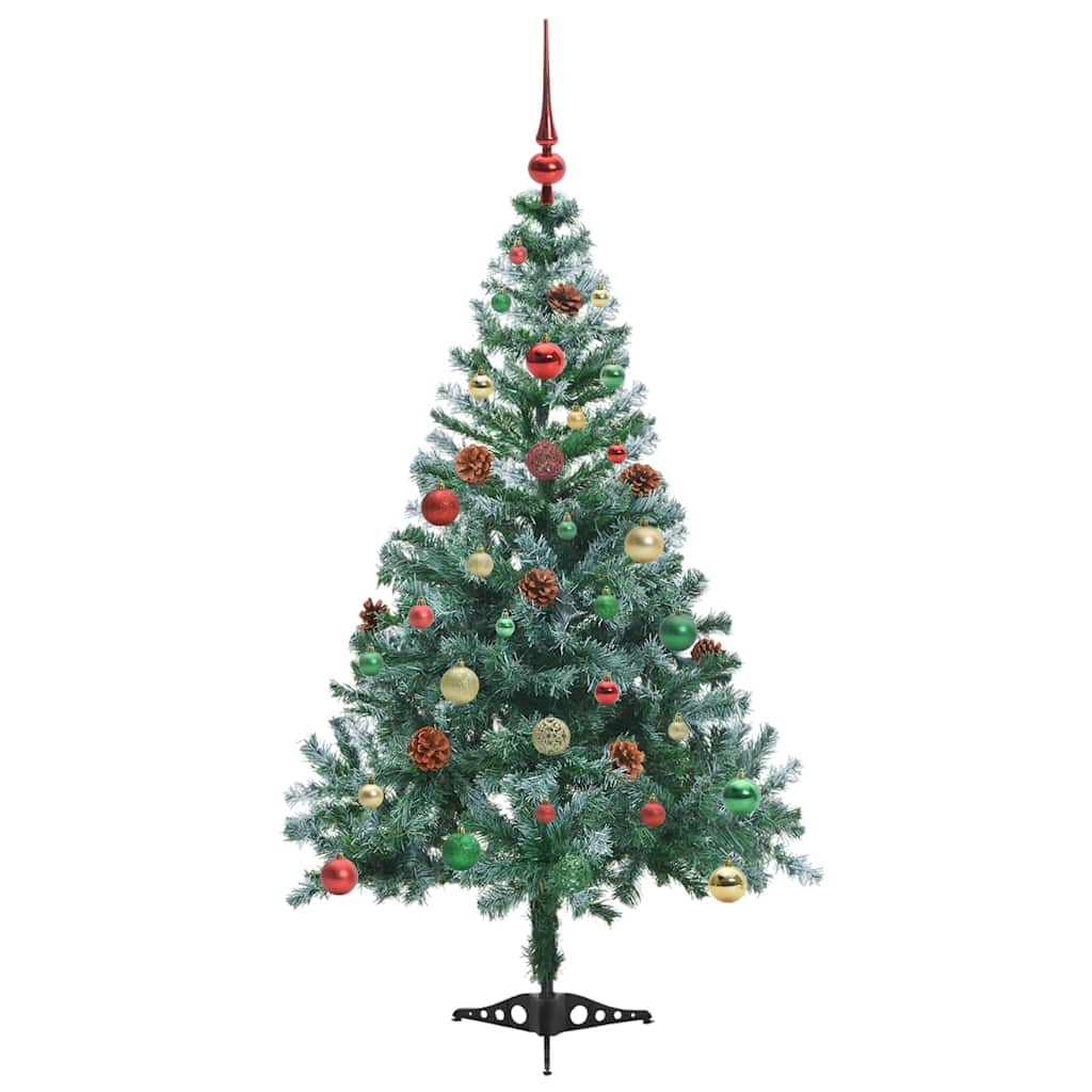 Artificial Christmas Tree with Stand Green 150 cm PVC and Steel