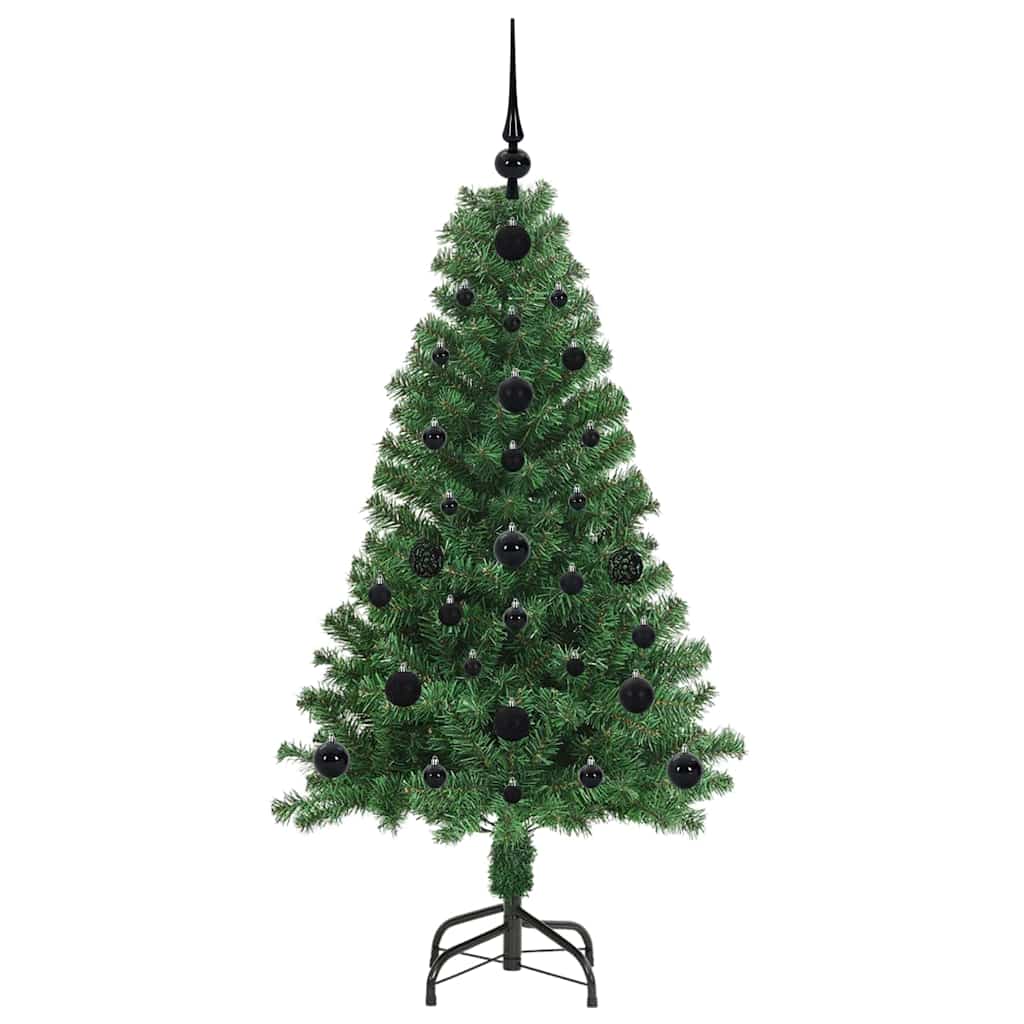 Artificial Christmas Tree with 150 LEDs with Stand Green 120 cm
