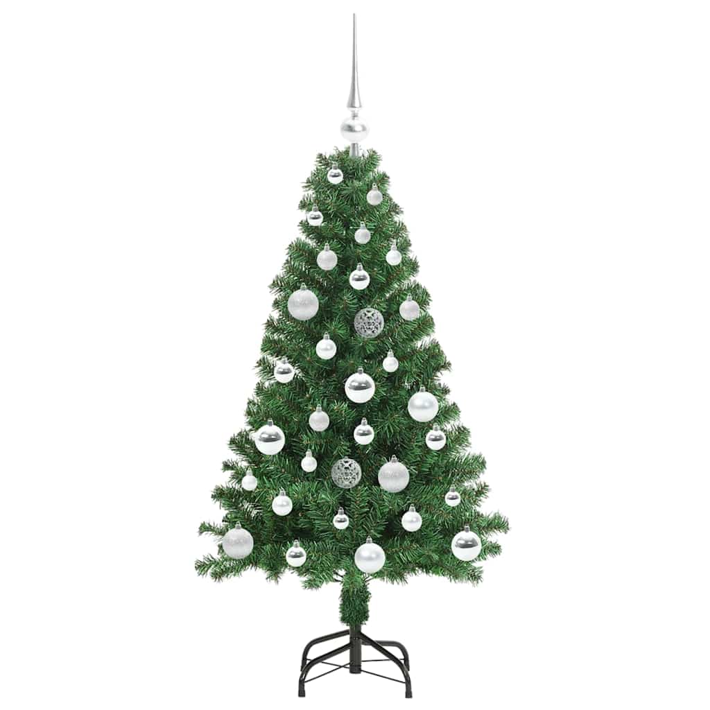 Artificial Christmas Tree with 150 LEDs with Stand Green 120 cm