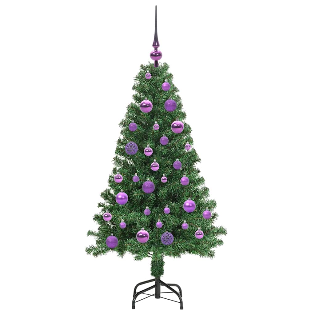 Artificial Christmas Tree with 150 LEDs with Stand Green 120 cm