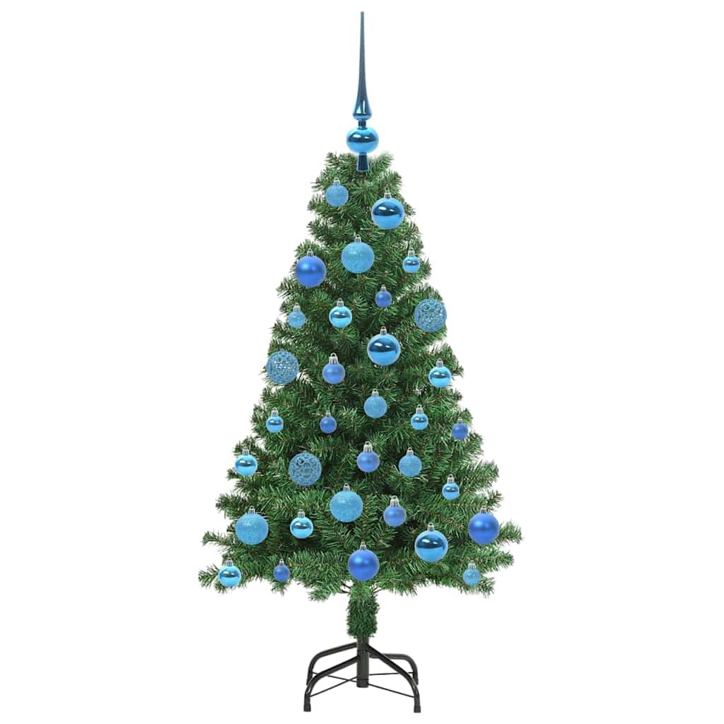 Artificial Christmas Tree with 150 LEDs with Stand Green 120 cm